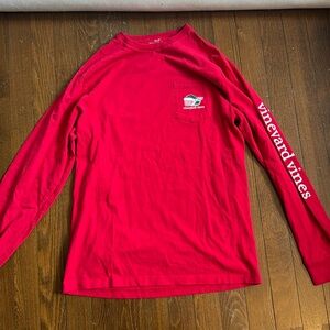 Boys Vineyard Vines long sleeve Christmas t-shirt